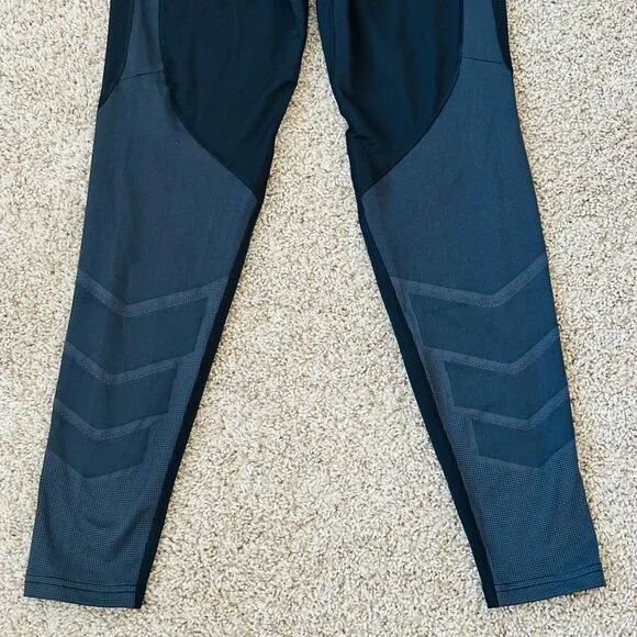 ⛷️ Nike ⛷️ Pro Men's Hyperwarm Compression Training Leggings/Tights Black/Gray - Picture 8 of 10